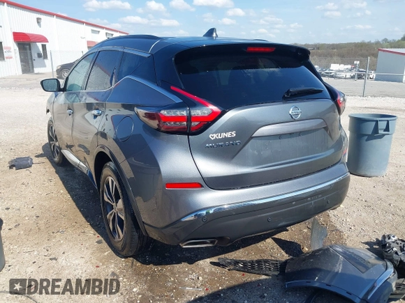 2020 Nissan Murano SV with VIN 5N1AZ2BJ1LN105855, listed as a IAAI auction lot 41902524 with 121,598 mi miles and . Bid and sale history available at DreamBid. Image 3.