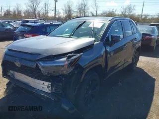 2024 Toyota RAV4 Hybrid XSE with VIN 4T3E6RFV7RU147226, listed as a IAAI auction lot 41858238 with 26,549 mi miles. Bid and sale history available at carsss.com. Image 2.
