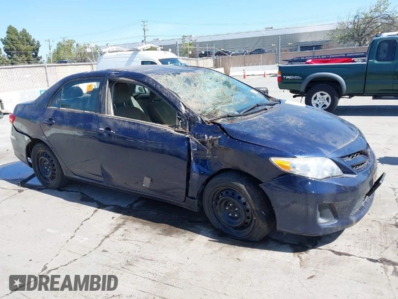 2012 Toyota Corolla L with VIN 2T1BU4EE2CC835553, listed as a IAAI auction lot 41954860 with 1 mi miles. Bid and sale history available at carsss.com. Image 1.