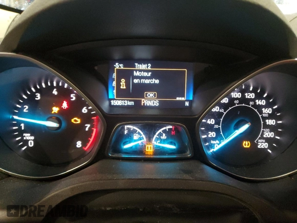 2017 Ford Escape Titanium with VIN 1FMCU9J98HUE59618, listed as a Copart auction lot 44906595 with 150,613 mi miles and Salvage Title. Bid and sale history available at carsss.com. Image 9.