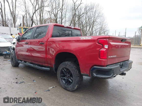 2021 Chevrolet Silverado 1500 LT Trail Boss with VIN 3GCPYFEL0MG161771, listed as a IAAI auction lot 41671905 with 44,047 mi miles and . Bid and sale history available at DreamBid. Image 3.