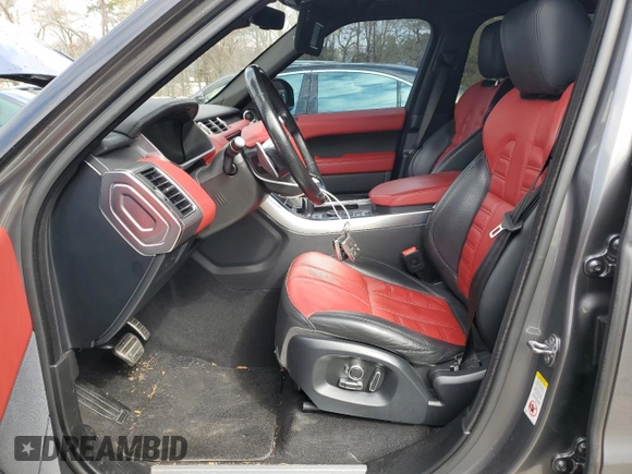 2017 Land Rover Range Rover Sport HSE Dynamic with VIN SALWV2FV4HA138570, listed as a Copart auction lot 47008825 with 75,004 mi miles and Salvage Title. Bid and sale history available at carsss.com. Image 7.