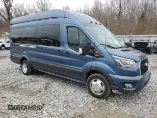 2023 Ford Transit Passenger XL with VIN 1FBVU4XG8PKB11791, listed as a Copart auction lot 44168115 with 2,482 mi miles and Non repairable. Bid and sale history available at DreamBid. Image 4.