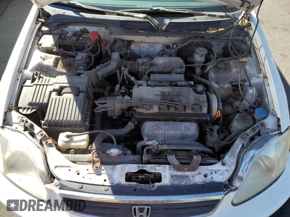 2000 Honda Civic EX with VIN JHMEJ8647YS004508, listed as a Copart auction lot 76315554 with 204,597 mi miles and Clean Title. Bid and sale history available at carsss.com. Image 11.