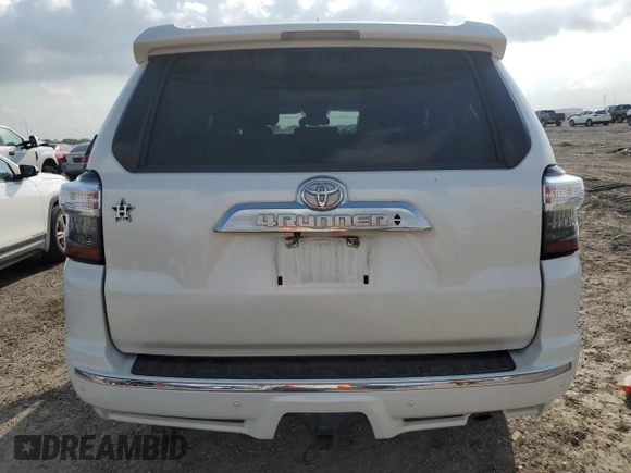 2016 Toyota 4Runner SR5 with VIN JTEZU5JR6G5117287, listed as a Copart auction lot 55397195 with 138,002 mi miles and Salvage title. Bid and sale history available at DreamBid. Image 6.