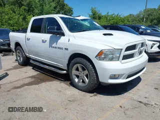 2012 Ram 1500 Sport with VIN 1C6RD7MT3CS250762, listed as a IAAI auction lot 42201661 with Not provided miles and . Bid and sale history available at DreamBid. Image 1.