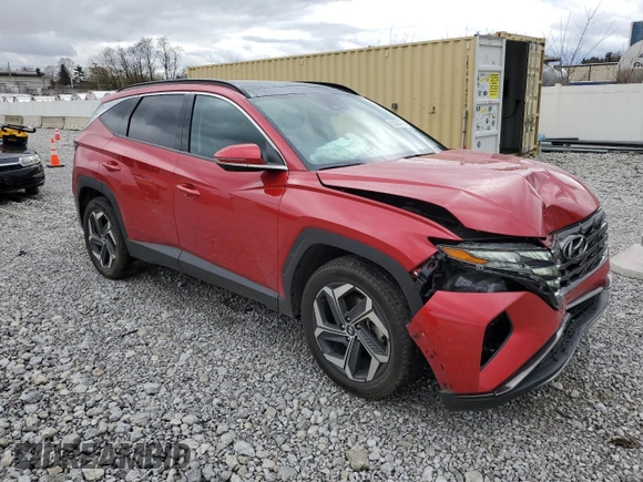 2022 Hyundai Tucson Limited with VIN 5NMJECAE3NH073047, listed as a Copart auction lot 53264725 with 36,558 mi miles and Salvage Title. Bid and sale history available at carsss.com. Image 4.