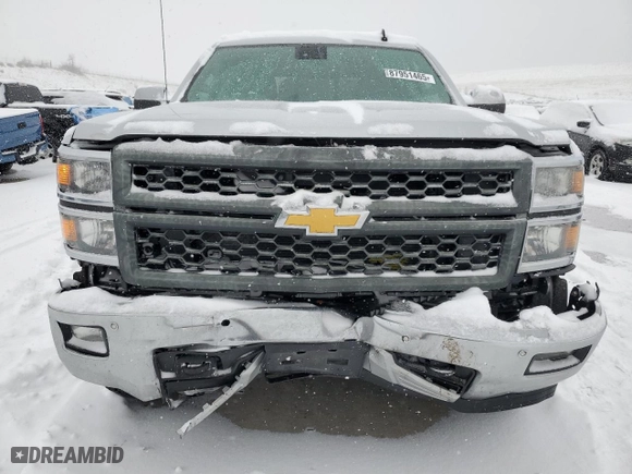 2015 Chevrolet Silverado 1500 LTZ with VIN 3GCUKSEJ0FG198429, listed as a Copart auction lot 87951465 with 106,749 mi miles and Salvage Title. Bid and sale history available at carsss.com. Image 5.