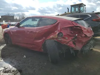 2013 Hyundai Veloster w/Gray Int with VIN KMHTC6AD1DU144742, listed as a Copart auction lot 42485595 with 136,073 mi miles and Salvage Title. Bid and sale history available at carsss.com. Image 2.