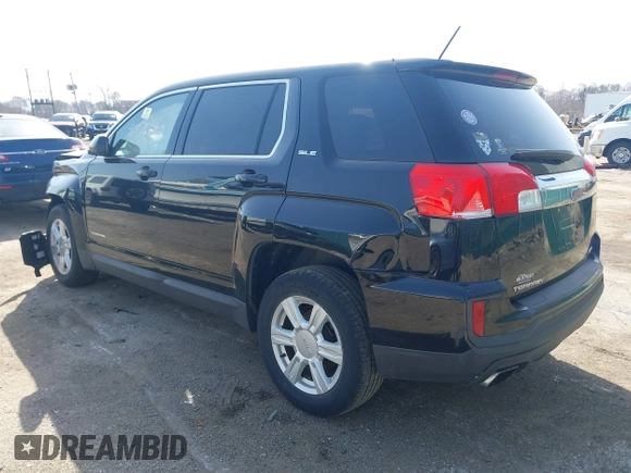 2016 GMC Terrain SLE with VIN 2GKFLSEK2G6343678, listed as a IAAI auction lot 41576580 with 90,944 mi miles. Bid and sale history available at carsss.com. Image 3.