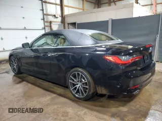 2024 BMW 4 Series 430i z VIN WBA23AT01RCP59248, wystawiony jako Copart lot #46714575 z przebiegiem 34 623 mil mil oraz Tytuł czysty. Historia ofert i sprzedaży dostępna na DreamBid. Obrazek 2.