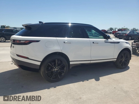 2023 Land Rover Range Rover Velar R-Dynamic S with VIN SALYT2EU5PA358595, listed as a Copart auction lot 49471155 with 17,110 mi miles and Clean Title. Bid and sale history available at DreamBid. Image 3.