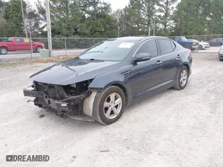 2015 Kia Optima LX with VIN 5XXGM4A79FG441283, listed as a IAAI auction lot 40834778 with 210,110 mi miles. Bid and sale history available at carsss.com. Image 18.