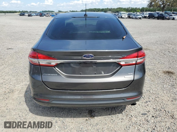 2017 Ford Fusion SE with VIN 3FA6P0HDXHR347043, listed as a Copart auction lot 51350395 with 103,332 mi miles and Salvage Title. Bid and sale history available at carsss.com. Image 6.