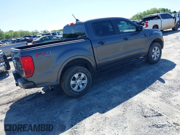 2019 Ford Ranger XL with VIN 1FTER4FH2KLA21790, listed as a IAAI auction lot 41982182 with 51,313 mi miles and . Bid and sale history available at DreamBid. Image 4.