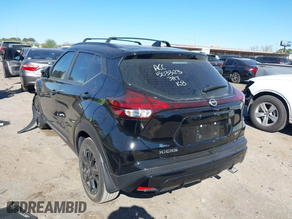2023 Nissan Kicks SR with VIN 3N1CP5DV7PL553062, listed as a IAAI auction lot 41839815 with 14,850 mi miles. Bid and sale history available at carsss.com. Image 3.
