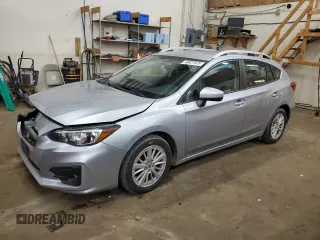 2018 Subaru Impreza Premium with VIN 4S3GTAD67J3733513, listed as a Copart auction lot 46827475 with 67,256 mi miles and Salvage Title. Bid and sale history available at carsss.com. Image 1.
