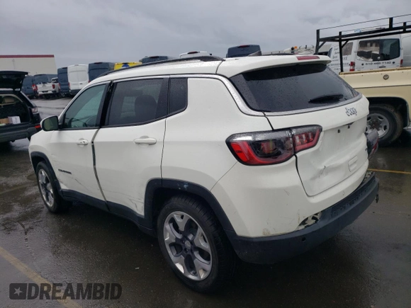 2021 Jeep Compass Limited with VIN 3C4NJCCB9MT573537, listed as a Copart auction lot 87283074 with 58,802 mi miles and Salvage Title. Bid and sale history available at carsss.com. Image 2.