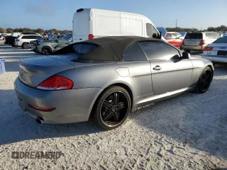 2008 BMW 6 Series 650i with VIN WBAEB53538CX60354, listed as a Copart auction lot 77579324 with 0 mi miles and Salvage Title. Bid and sale history available at carsss.com. Image 3.