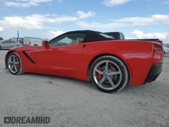 2015 Chevrolet Corvette 2LT with VIN 1G1YD3D72F5115347, listed as a Copart auction lot 58962664 with 51,066 mi miles and Clean Title. Bid and sale history available at carsss.com. Image 2.