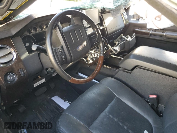 2015 Ford F-250 Lariat with VIN 1FT7W2BT0FEC86878, listed as a Copart auction lot 53724575 with Not provided miles and Salvage title. Bid and sale history available at DreamBid. Image 8.