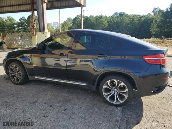 2014 BMW X6 50i with VIN 5UXFG8C54EL593085, listed as a Copart auction lot 75775084 with 0 mi miles and Salvage Title. Bid and sale history available at carsss.com. Image 2.