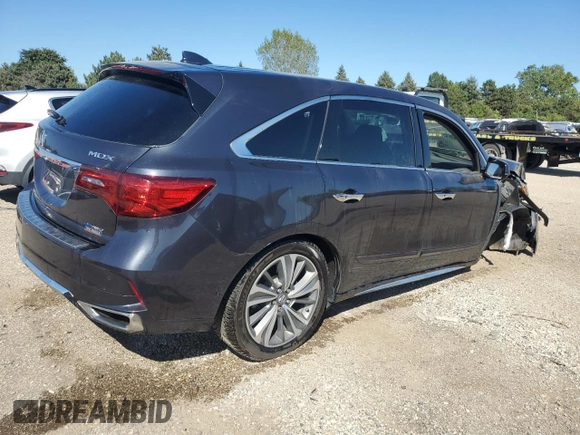 2020 Acura MDX Sport Hybrid w/Technology Pkg with VIN 5J8YD7H58LL001451, listed as a Copart auction lot 69952674 with 61,892 mi miles and Salvage Title. Bid and sale history available at carsss.com. Image 3.