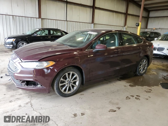 2017 Ford Fusion SE with VIN 3FA6P0HD9HR404655, listed as a Copart auction lot 53267515 with 89,941 mi miles and Salvage Title. Bid and sale history available at DreamBid. Image 1.