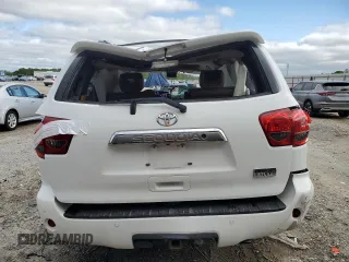 2013 Toyota Sequoia Limited with VIN 5TDKY5G13DS043490, listed as a Copart auction lot 52109835 with 0 mi miles and Non Repairable. Bid and sale history available at carsss.com. Image 6.