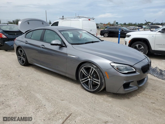 2019 BMW 6 Series 640i with VIN WBA6D0C50KG853107, listed as a Copart auction lot 61821333 with 37,188 mi miles. Bid and sale history available at carsss.com. Image 4.