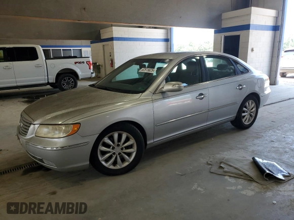 2007 Hyundai Azera SE with VIN KMHFC46F97A146899, listed as a Copart auction lot 62515625 with 122,888 mi miles and Clean title. Bid and sale history available at DreamBid. Image 1.