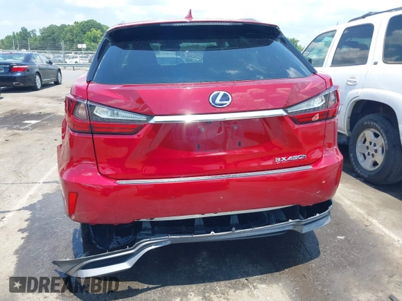 2016 Lexus RX 450h with VIN 2T2BGMCA1GC007583, listed as a IAAI auction lot 42590022 with 152,810 mi miles and . Bid and sale history available at DreamBid. Image 17.