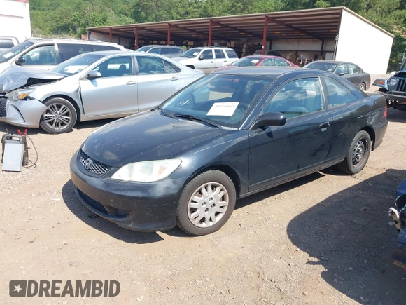 2005 Honda Civic LX with VIN 1HGEM22535L010317, listed as a IAAI auction lot 39718467 with 193,090 mi miles and . Bid and sale history available at DreamBid. Image 2.