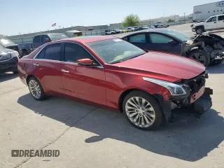 2015 Cadillac CTS Luxury AWD with VIN 1G6AX5SXXF0114445, listed as a Copart auction lot 52161005 with 40,402 mi miles and Salvage title. Bid and sale history available at DreamBid. Image 4.
