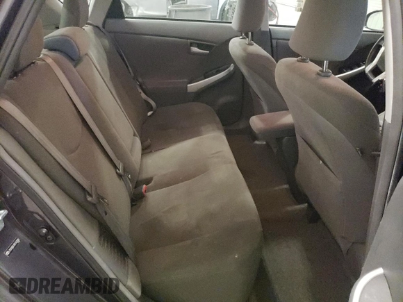 2011 Toyota Prius I with VIN JTDKN3DU4B5362086, listed as a Copart auction lot 53468955 with 181,917 mi miles and Salvage Title. Bid and sale history available at carsss.com. Image 10.
