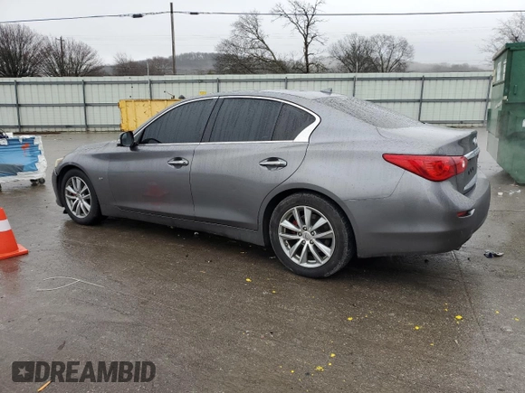 2015 Infiniti Q50 Premium with VIN JN1BV7AP0FM350554, listed as a Copart auction lot 45019465 with 95,069 mi miles and Salvage Title. Bid and sale history available at DreamBid. Image 2.