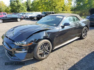 2019 Ford Mustang GT Premium with VIN 1FATP8FF3K5161781, listed as a Copart auction lot 69994754 with 57,996 mi miles and Salvage Title. Bid and sale history available at carsss.com. Image 1.