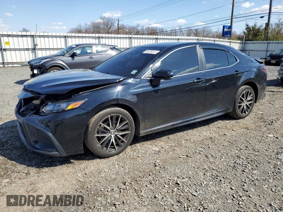 2021 Toyota Camry SE Nightshade with VIN 4T1G11AK8MU582554, listed as a Copart auction lot 50228315 with 65,662 mi miles and Salvage Title. Bid and sale history available at carsss.com. Image 1.