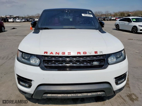 2016 Land Rover Range Rover Sport V8 Dynamic with VIN SALWR2EF8GA590860, listed as a Copart auction lot 48934355 with 110,044 mi miles and Clean Title. Bid and sale history available at carsss.com. Image 5.