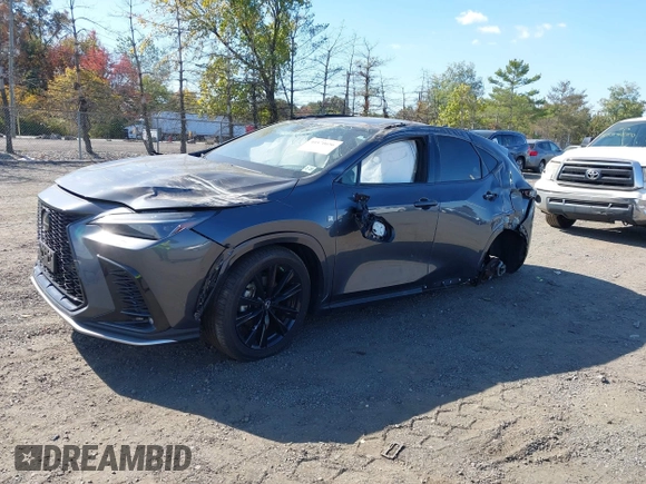 2022 Lexus NX with VIN JTJKGCEZ4N5001611, listed as a IAAI auction lot 40570656 with 30,967 mi miles. Bid and sale history available at carsss.com. Image 2.