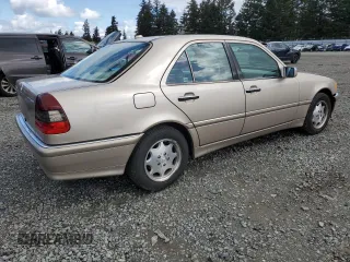 2000 Mercedes-Benz C 230 Kompressor with VIN WDBHA24GXYA855697, listed as a Copart auction lot 52633465 with 191,235 mi miles and Salvage Title. Bid and sale history available at carsss.com. Image 3.