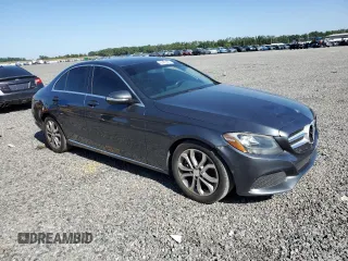2015 Mercedes-Benz C-Class C 300 with VIN 55SWF4JB4FU087278, listed as a Copart auction lot 53405915 with 179,629 mi miles and Clean Title. Bid and sale history available at carsss.com. Image 4.