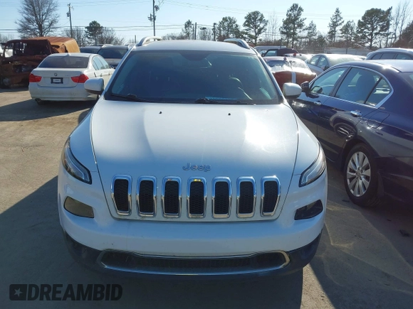 2017 Jeep Cherokee Limited with VIN 1C4PJLDB5HW534225, listed as a IAAI auction lot 41653438 with 126,611 mi miles. Bid and sale history available at carsss.com. Image 12.
