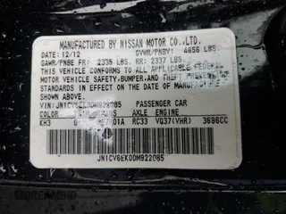 2013 Infiniti G37 Journey with VIN JN1CV6EK0DM922085, listed as a Copart auction lot 47847255 with 206,690 mi miles and Salvage Title. Bid and sale history available at carsss.com. Image 15.