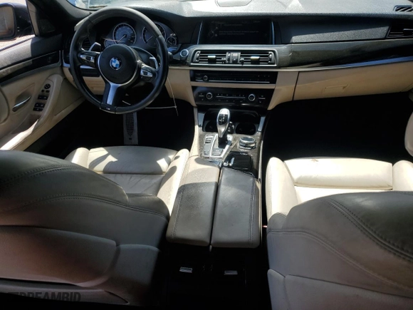 2014 BMW 5 Series 535i with VIN WBA5B1C53ED477614, listed as a Copart auction lot 52116925 with 166,930 mi miles and Clean Title. Bid and sale history available at carsss.com. Image 8.
