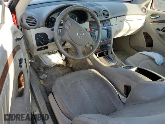 2009 Mercedes-Benz CLK 350 z VIN WDBTJ56H09F266227, wystawiony jako Copart lot #73310274 z przebiegiem 125 402 mil mil oraz Szkoda całkowita • Salvage title. Historia ofert i sprzedaży dostępna na DreamBid. Obrazek 8.
