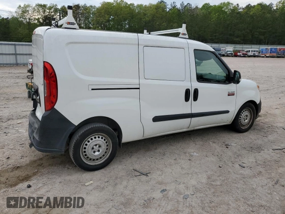 2017 Ram ProMaster City Cargo Tradesman with VIN ZFBERFAB5H6D68185, listed as a Copart auction lot 87757165 with 88,922 mi miles and Salvage Title. Bid and sale history available at DreamBid. Image 3.