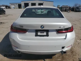 2023 BMW 3 Series 330i xDrive with VIN 3MW89FF08P8D56728, listed as a Copart auction lot 47178305 with 0 mi miles and Salvage Title. Bid and sale history available at carsss.com. Image 6.