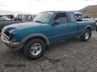 1997 Ford Ranger XLT with VIN 1FTCR15X0VPB28557, listed as a Copart auction lot 81848864 with 137,598 mi miles and Salvage Title. Bid and sale history available at carsss.com. Image 1.