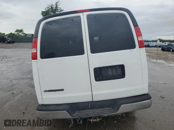 2020 Chevrolet Express Passenger LT with VIN 1GAZGPFG5L1188604, listed as a Copart auction lot 56283275 with 103,635 mi miles and Salvage title. Bid and sale history available at DreamBid. Image 6.